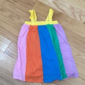 Hanna Andersson Multicolor Striped Kids Dress